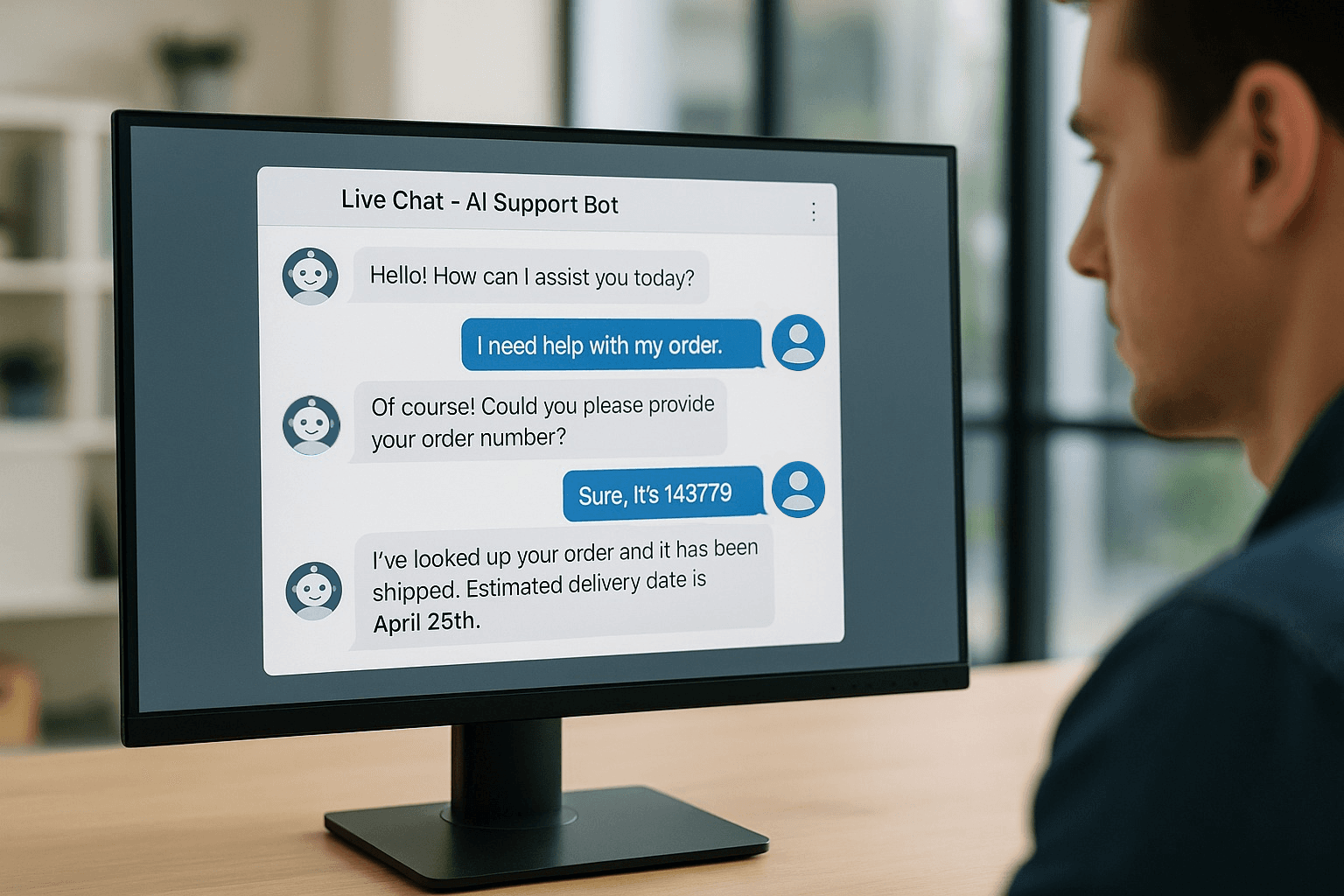 AI Support Agent Interface