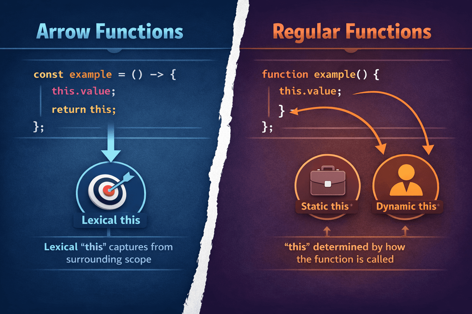 Functions vs Arrow Functions: When to Use Which