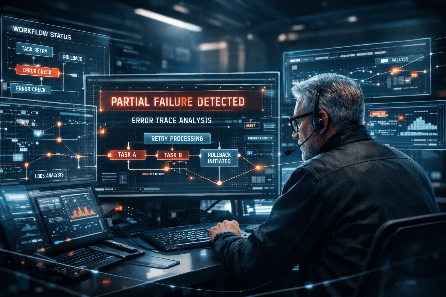 Error Handling in Agentic Systems: Retries, Rollbacks, and Graceful Failure